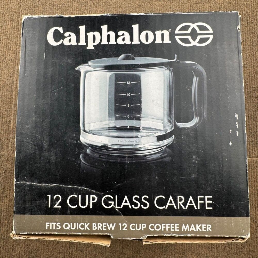 Calphalon 12 Cup Glass Carafe Quick Brew Replacement Coffee Pot HE120GCAC